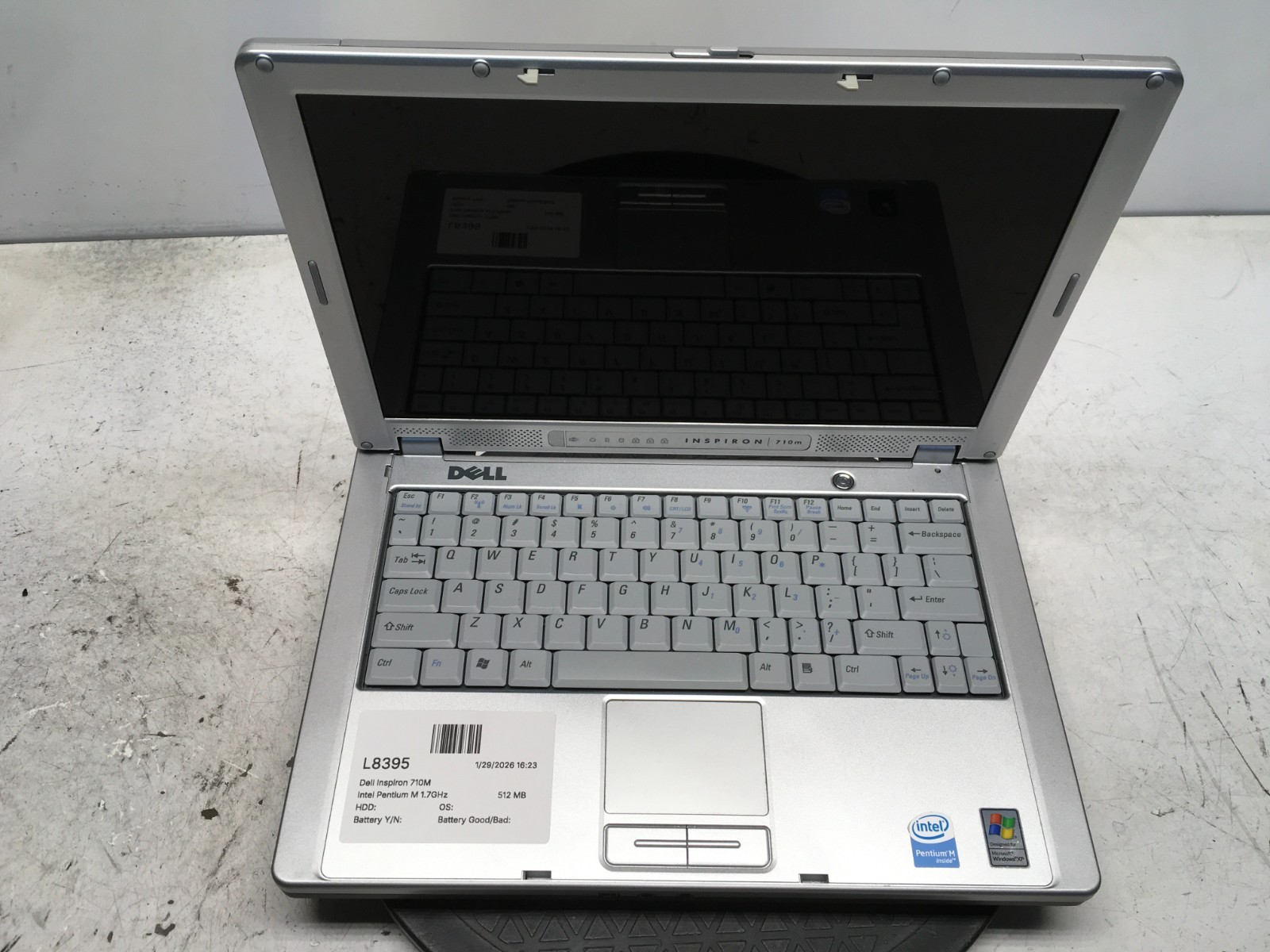 Dell Inspiron 710M Intel Pentium M 1.7GHz 512 MB NO HDD