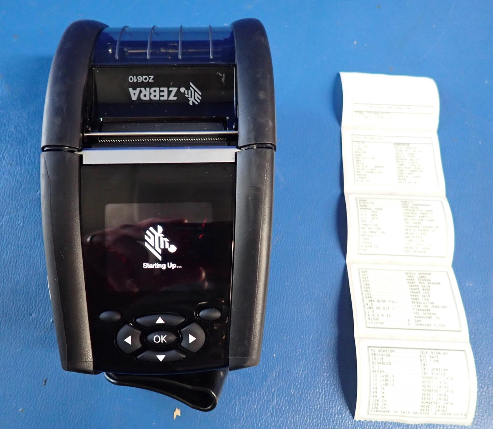 ZEBRA ZQ610 Mobile Direct Thermal Label Printer | 100" Total | ZQ61-AUFA000-00