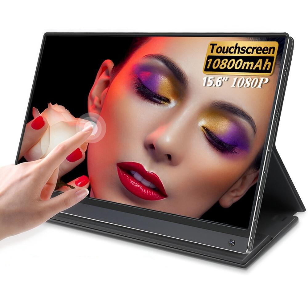 UPERFECT 15.6" Touchscreen Monitor Battery Portable Laptop Monitor 1920x1080