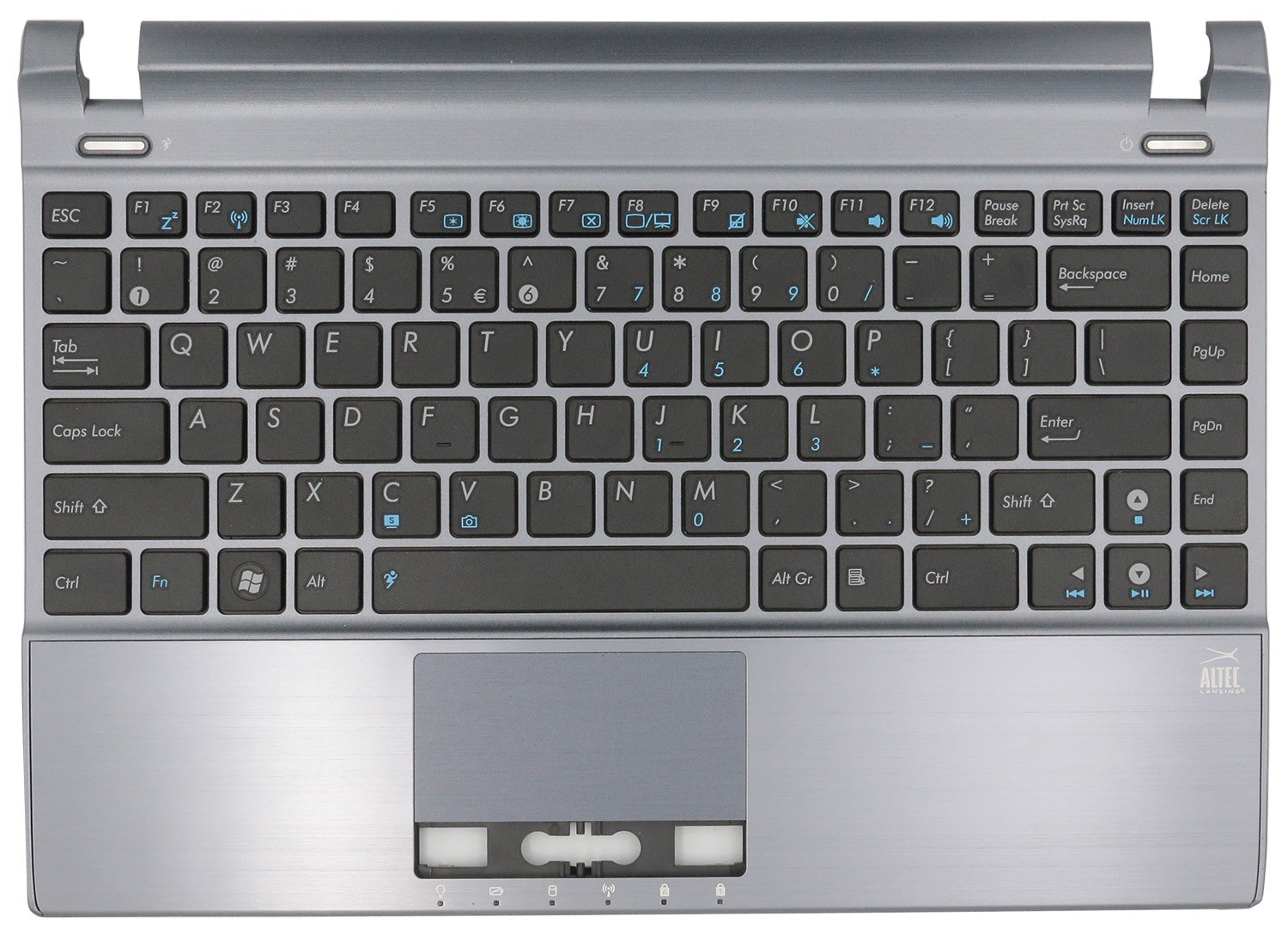 Original Palmrest with US Keyboard ASUS U24 U24A U24E Upper Cover LED