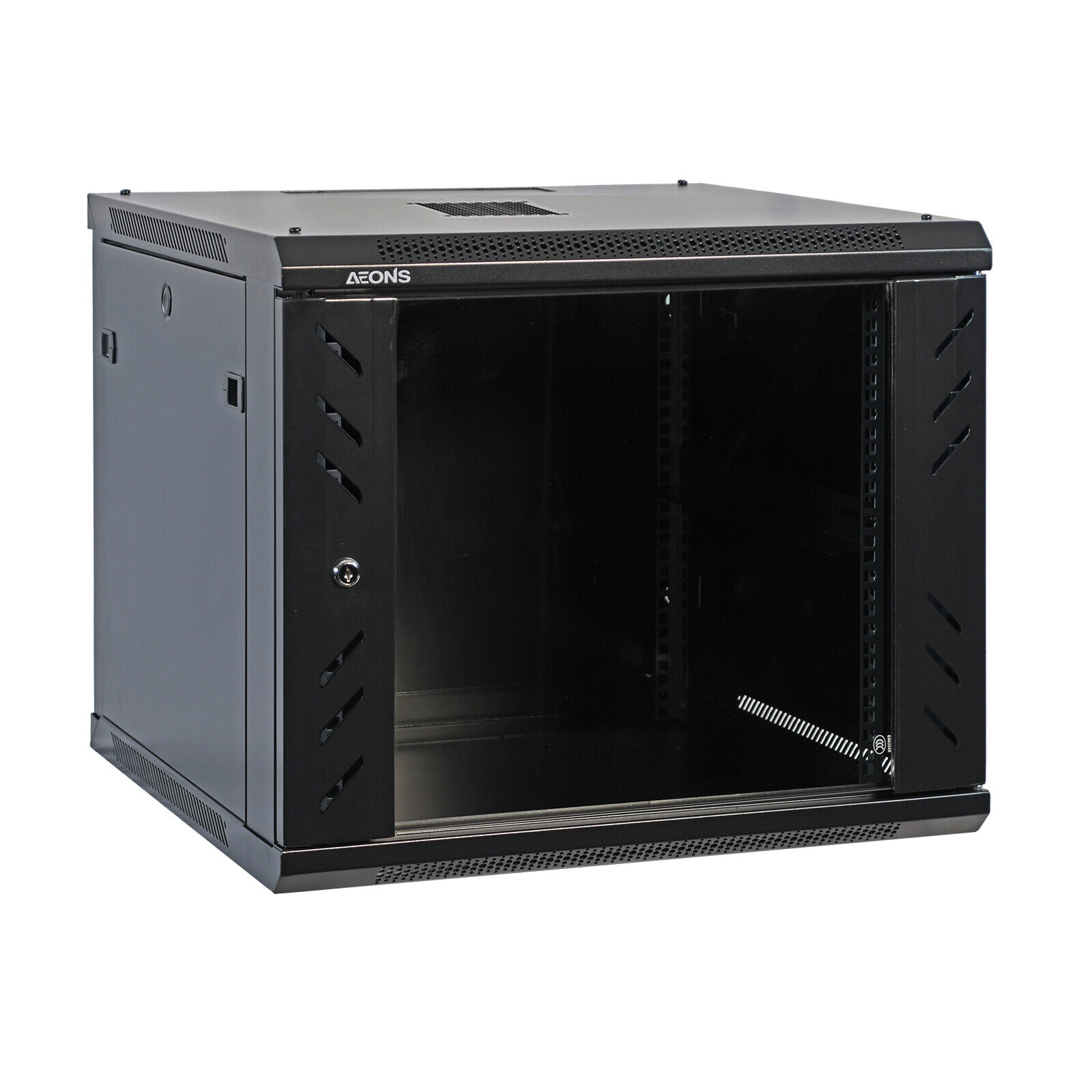 Aeons 9U Professional Wall-Mount 19-inch Network Server Rack Cabinet Mid-Depth