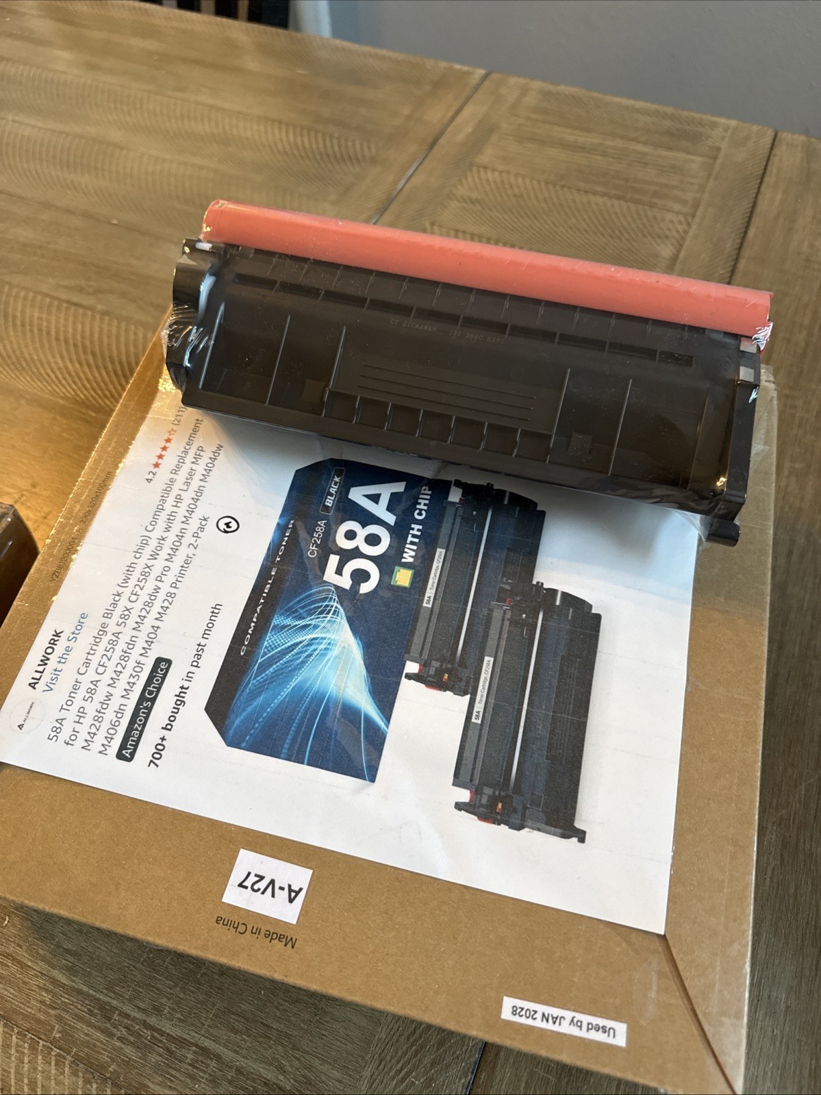 HP 58A CF258A Black Toner Cartridge 2 Pack LaserJet Pro M404 M428