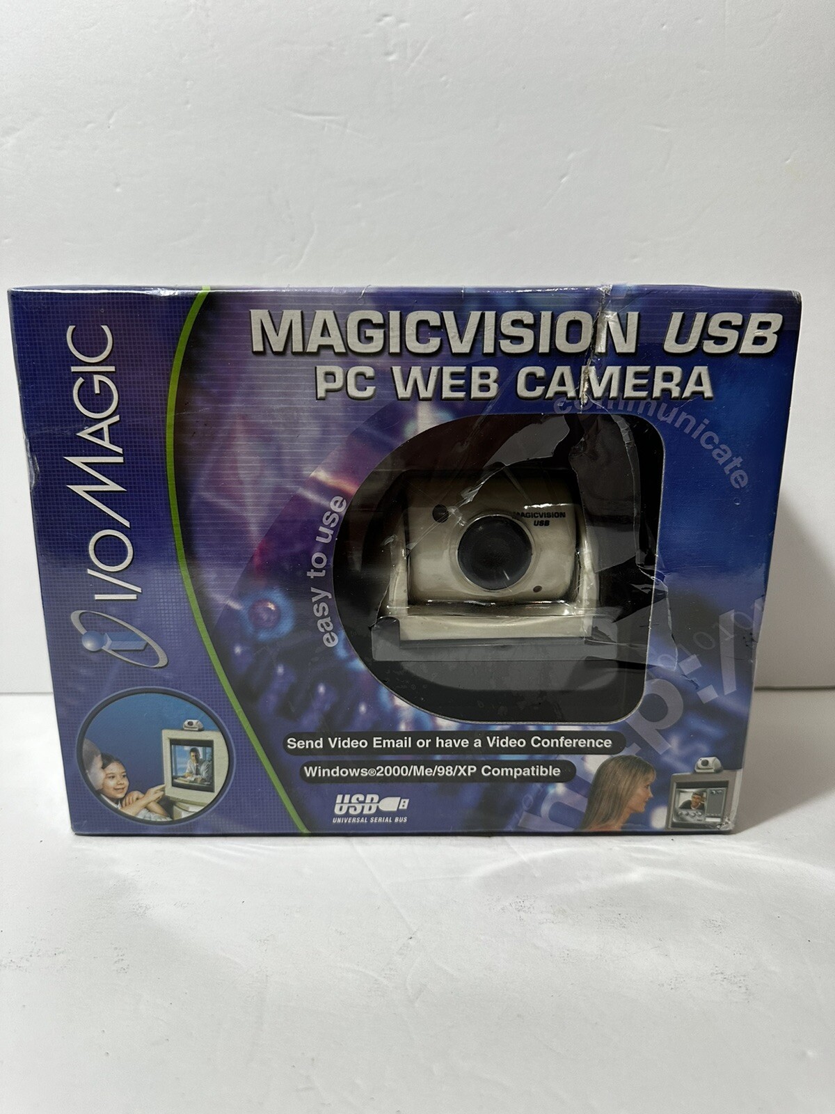 I/O Magic Magic vision USB Webcam Vintage 90s PC Accessory TV Movie Prop