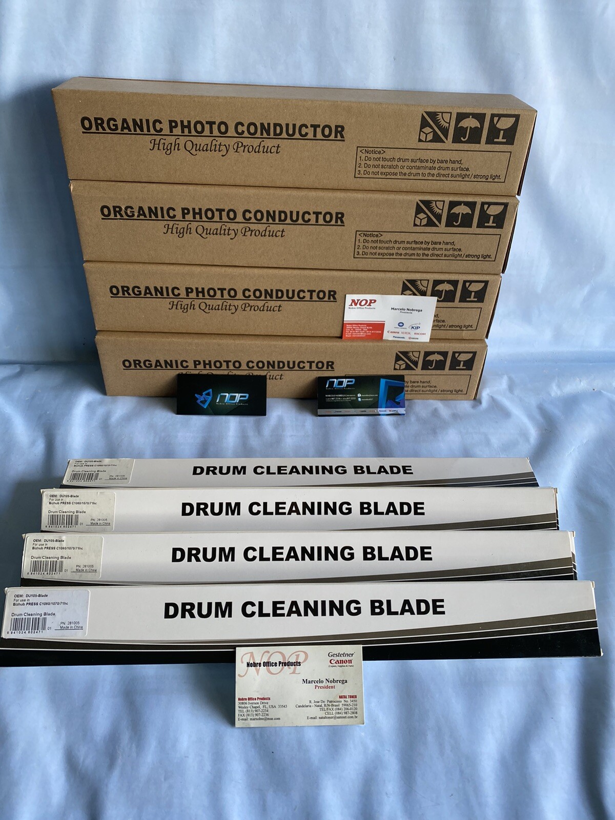 4 OPC DRUM/4 BLADE Konica C1060 C1070 C1060L DU-105 DU-106 A5WJ0Y0 A5WH0Y0