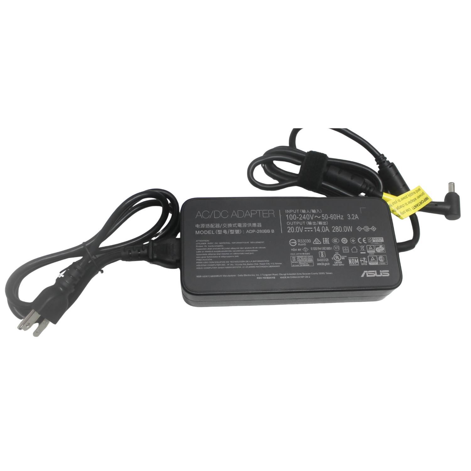 0A001-00800800 Asus Ac Adapter 280W 20V 3Pin 6Phi Rog Strix Iii G731Gw"GRADE A"
