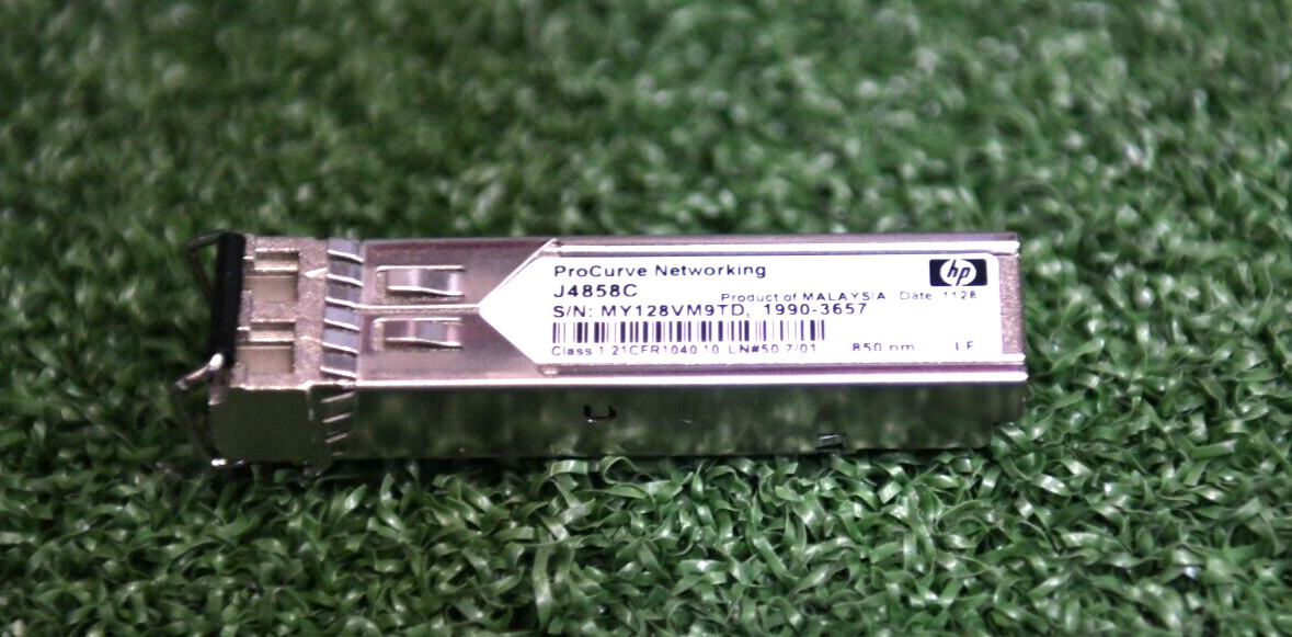 HP ProCurve J4858C Gigabit-SX-LC SFP Transceiver 1990-3657 - 1 YrWty 