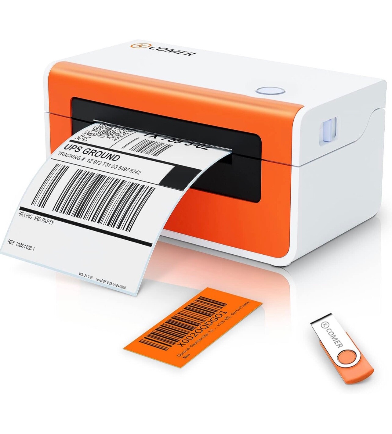 K COMER THERMAL PRINTER MACHINE ( no ink needed ) usb compatible