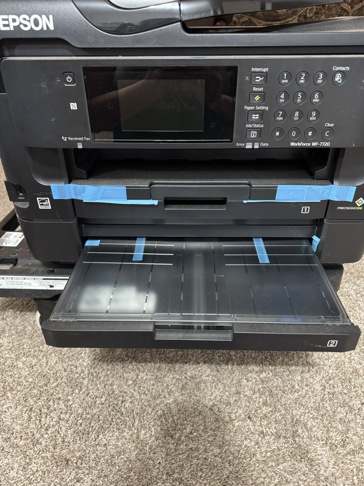 Epson Workforce WF-7720 All-In-One Inkjet Printer - FACTORY TAPE - No Box