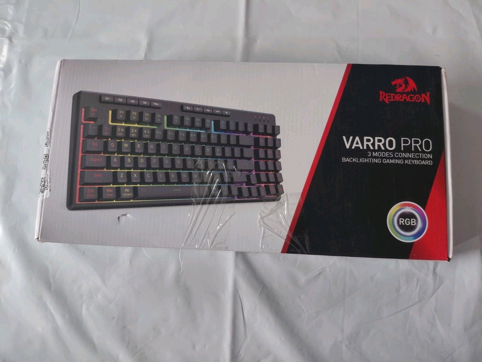 Redragon K517 Pro Wireless Gaming Keyboard RGB Backlit, Tri-Mode BT/2.4GHz/USB-C
