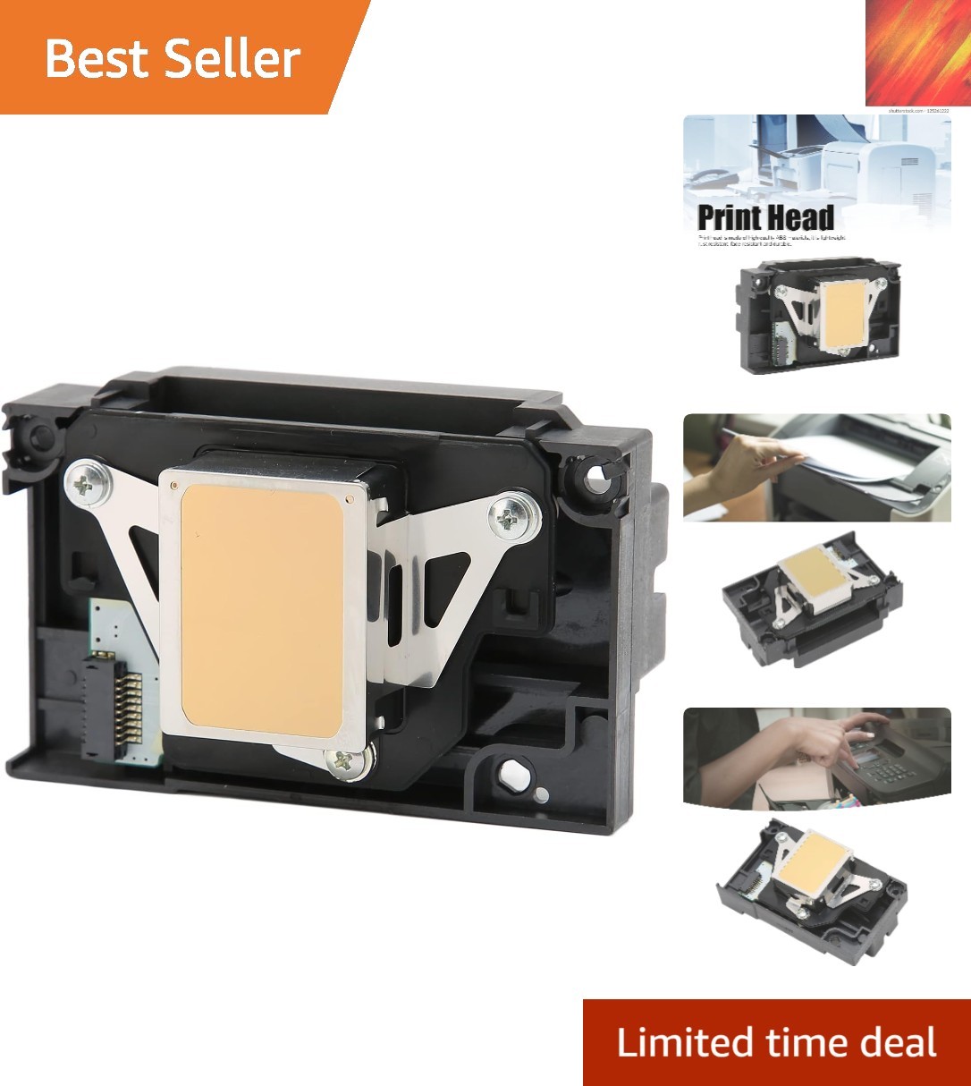 Crisp Prints Guaranteed - L1800 & R1390 Printhead Replacement for Popular Models