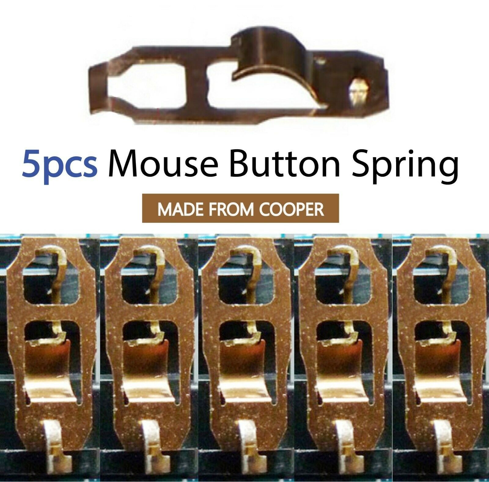 X5 spring fix double click for Logitech mouse MX Air V220 M555b LX6 LX8 LS1 M215