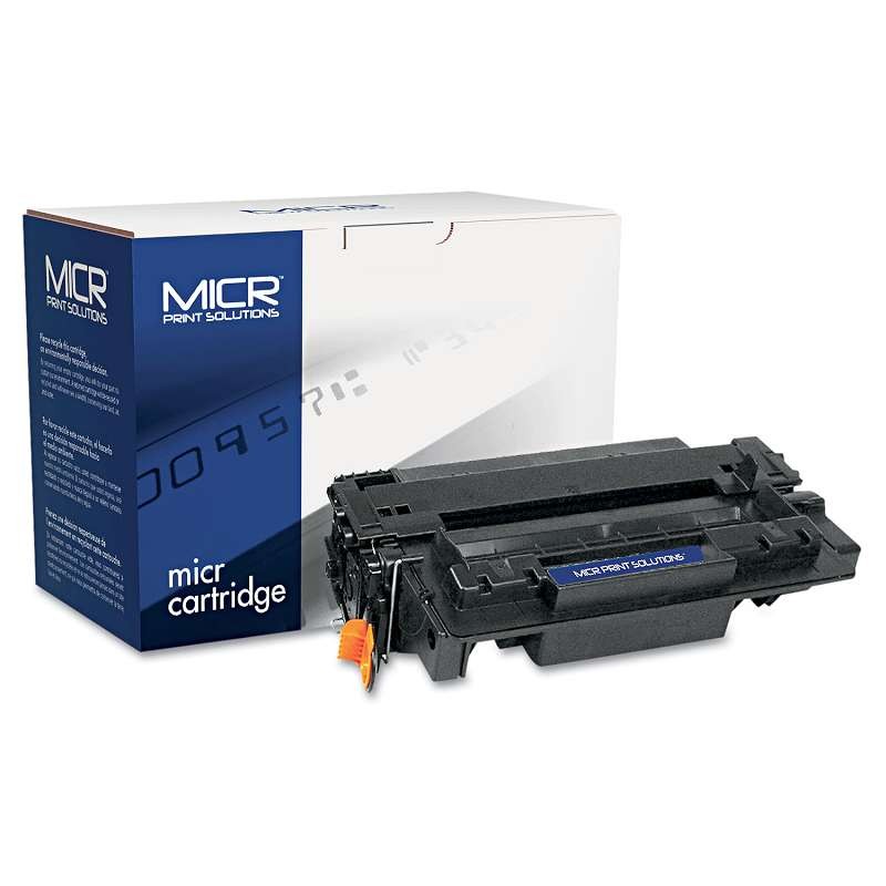 MICR Print Solutions Compatible with CE255AM MICR Toner, 6,000 Page-Yield, Black