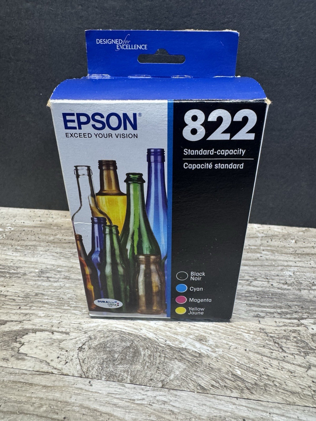 EPSON 822 DURABrite Ultra Ink Standard Capacity Black & Color Cartridge 12/27