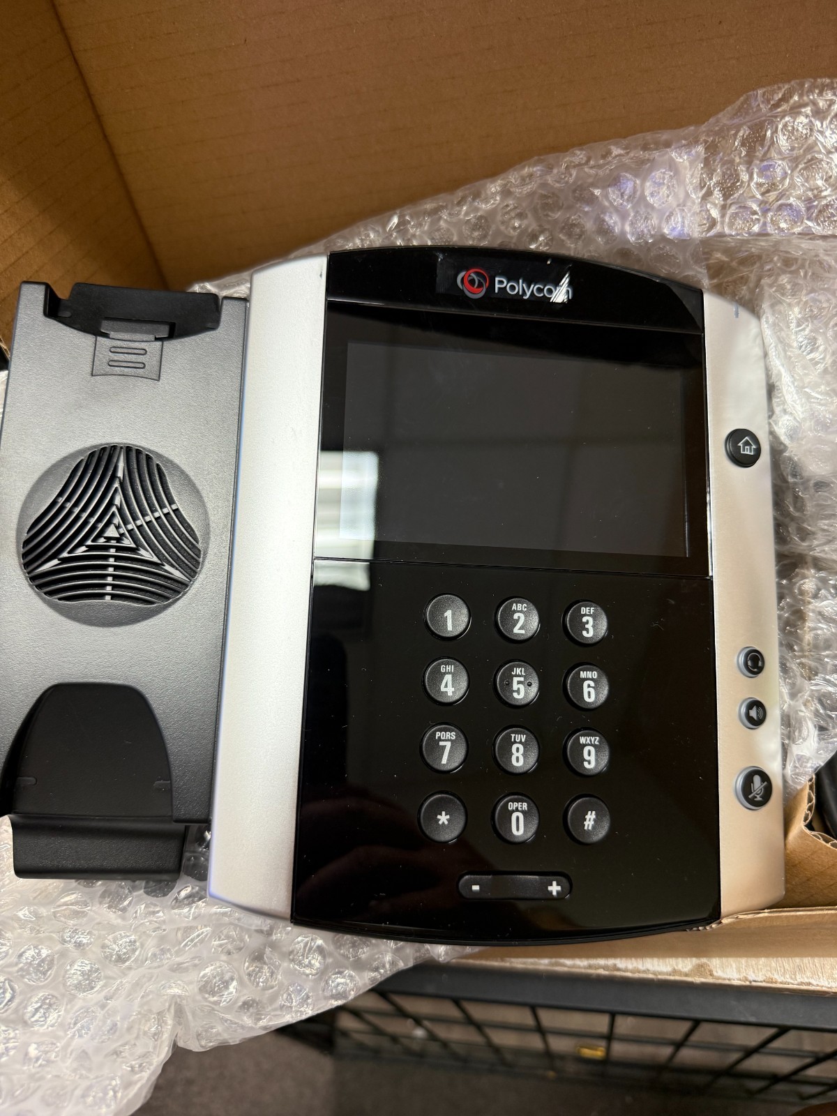 Polycom VVX 601 Office Phone Touchscreen Media Corded Telephone
