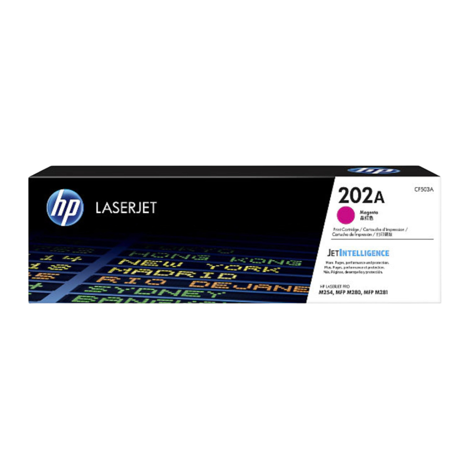New Open Box HP 202A Magenta Original LaserJet Toner Cartridge, CF503A