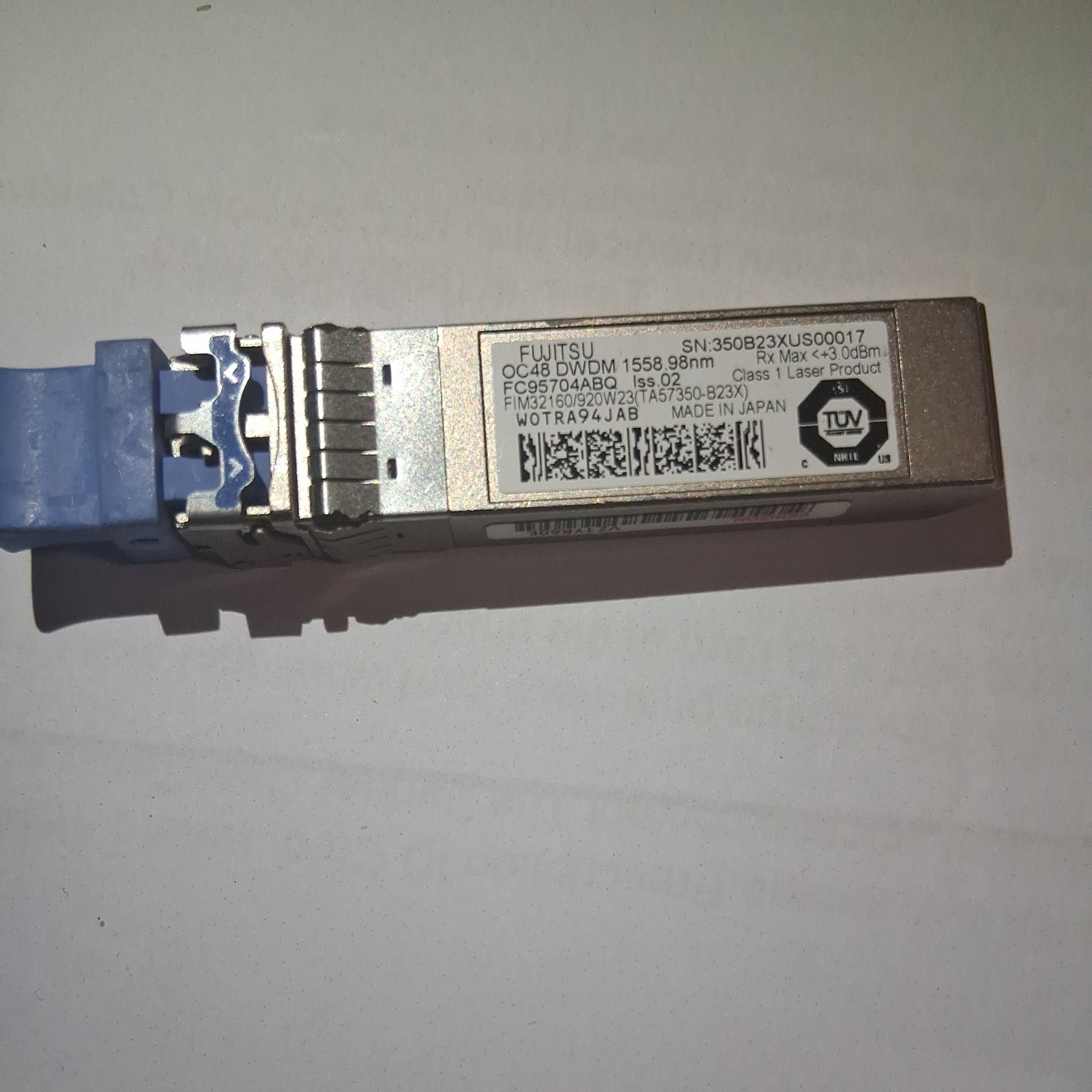 NEW ORIGINAL FUJITSU FC95704ABQ SFP WOTRA94JAB OC48 DWDM 1558.98nm