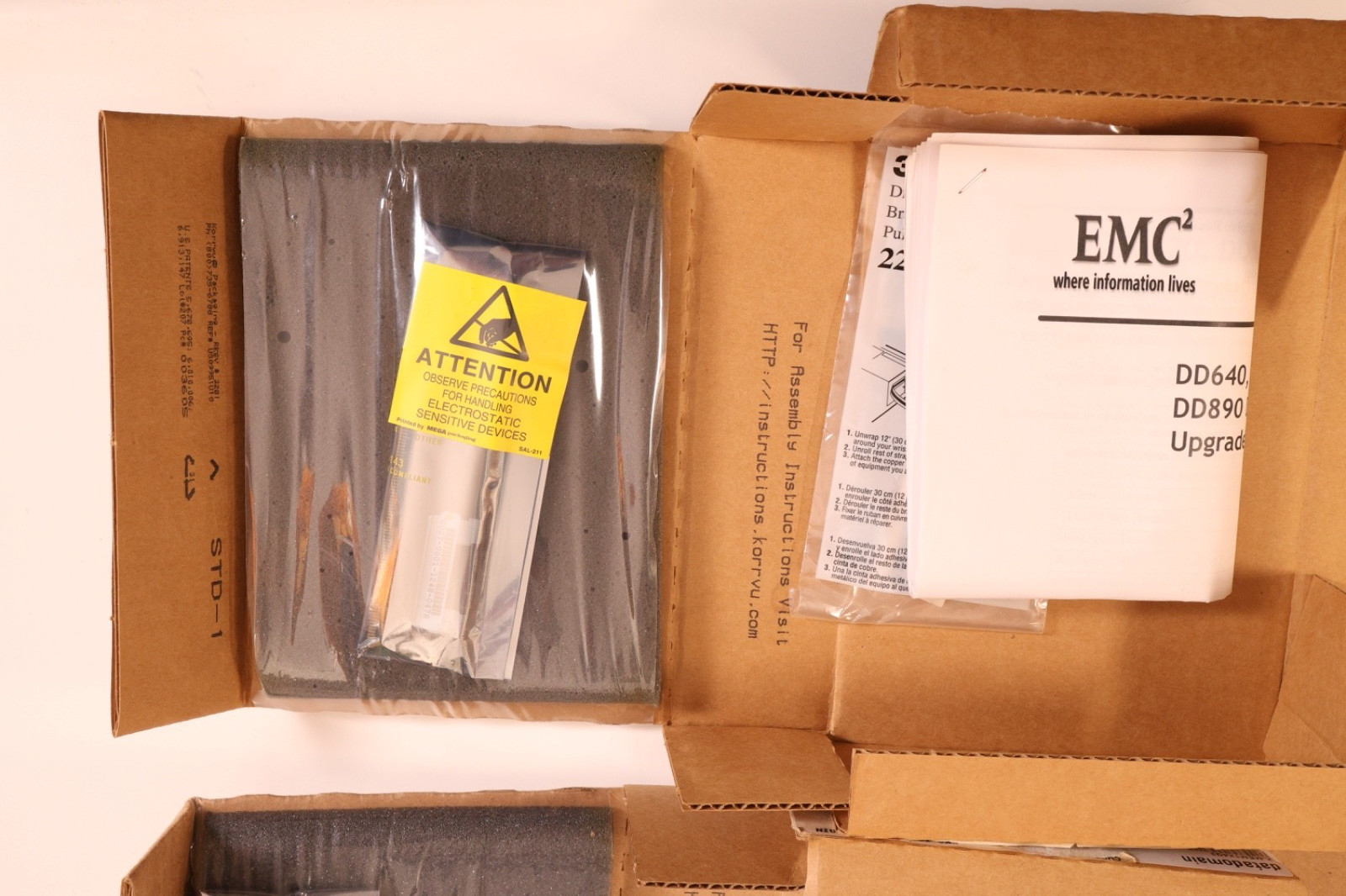 NEW MATCHED PAIR (2x) EMC P-X-MEM1X4G2 4GB PC3-12800E DDR3 ECC Server RAM