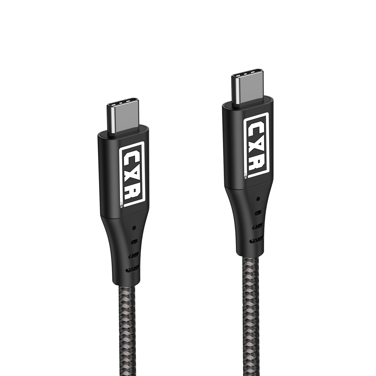 C&R Premium USB C Cable | Nylon Braided | USB3.2 Gen2 20Gbps 100W Fast Charge 4K