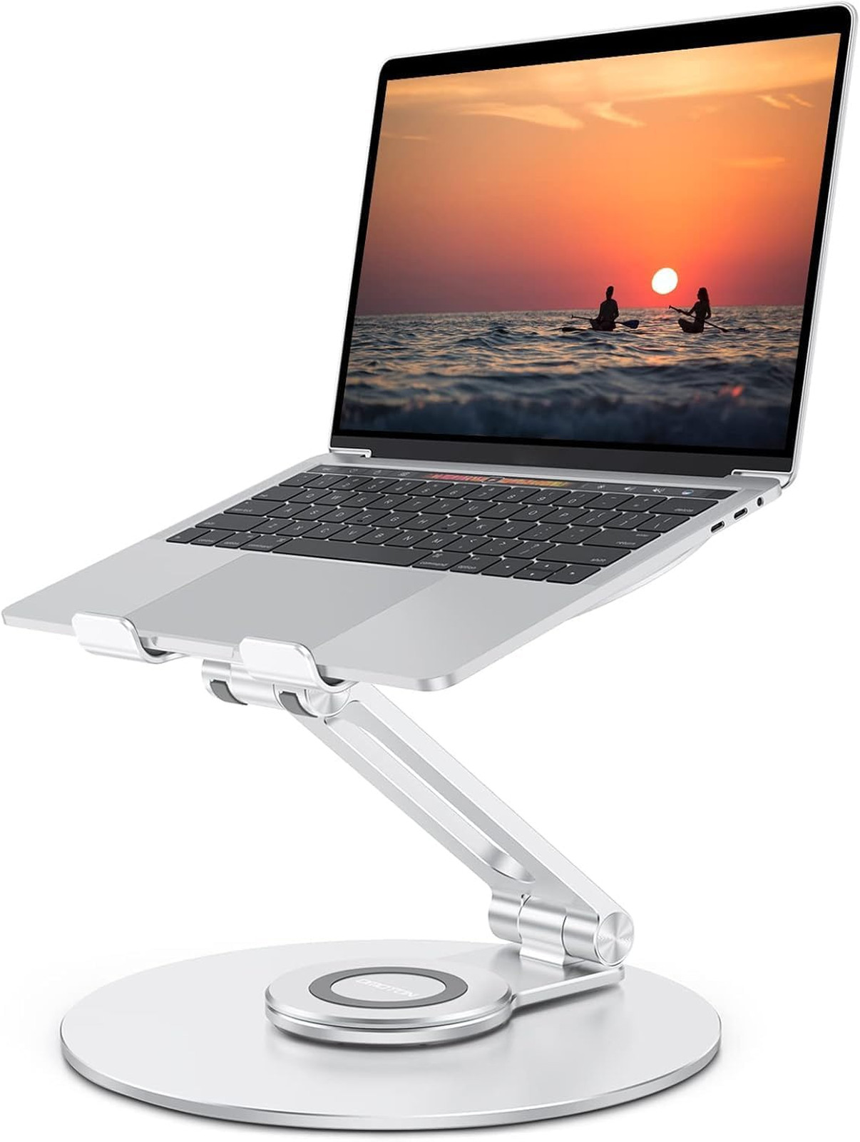 Adjustable Laptop Stand with 360 Rotation Ergonomic Riser for All 11 to 16 Inch