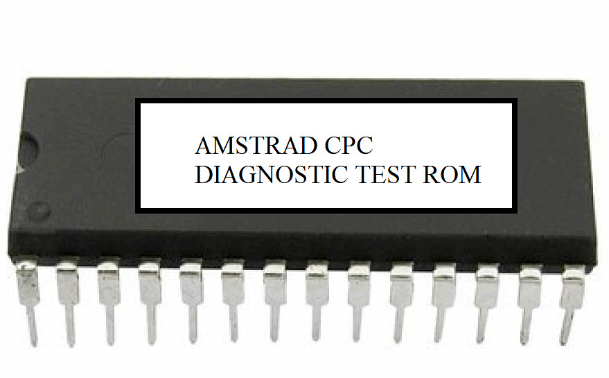 DIAGNOSTIC test rom for Amstrad CPC 6128 664 464 RAM memory test