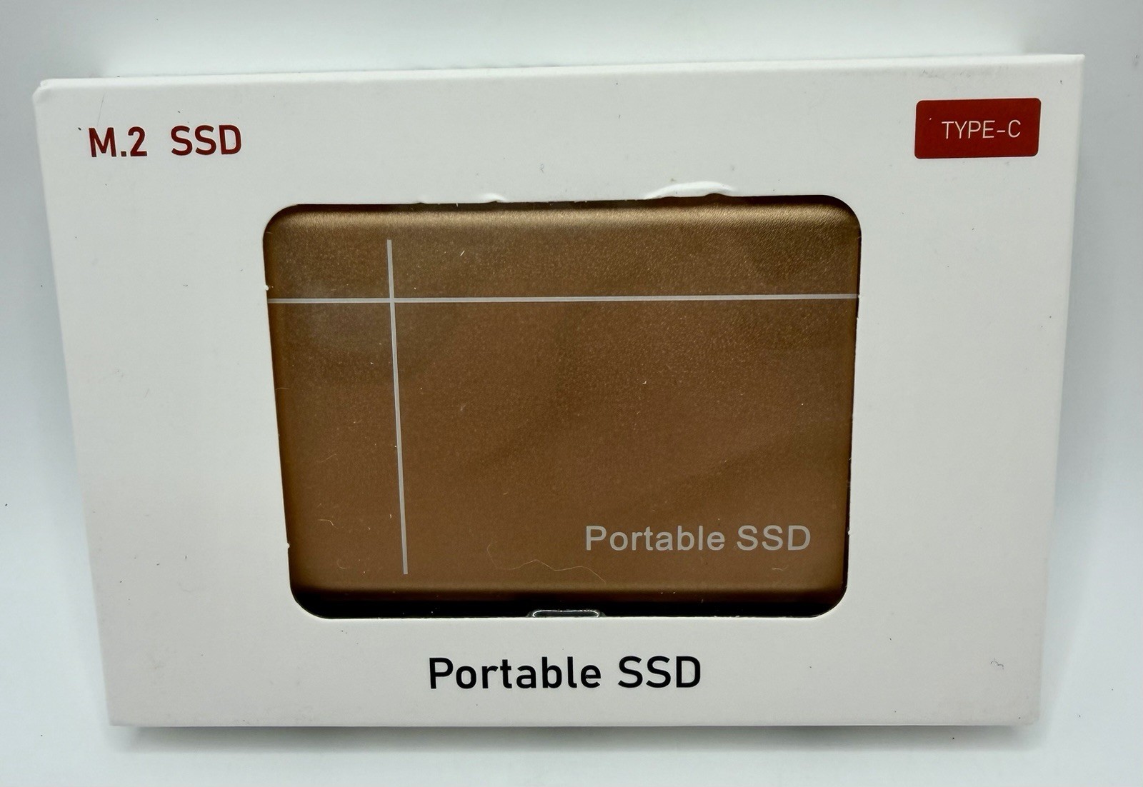 32TB M.2 Type-C Portable SSD External Solid State Drive USB-C Gold New