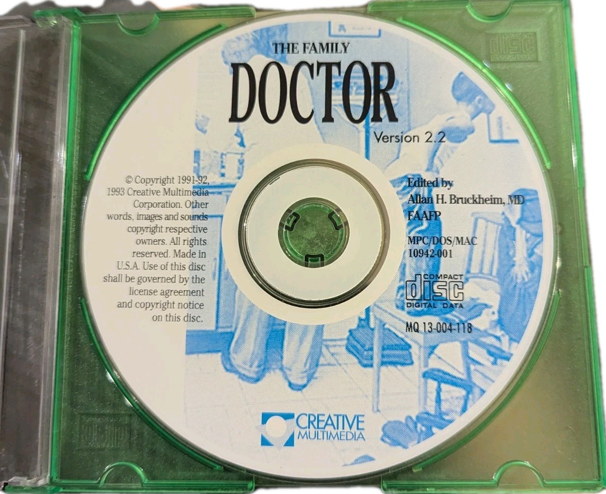 The Family Doctor Version 2.2 Edition PC Software