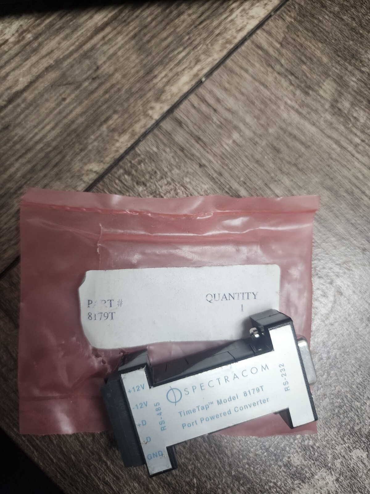 Spectracom 8179T TimeTap RS-485 to RS-232 Serial Timecode Format Converter
