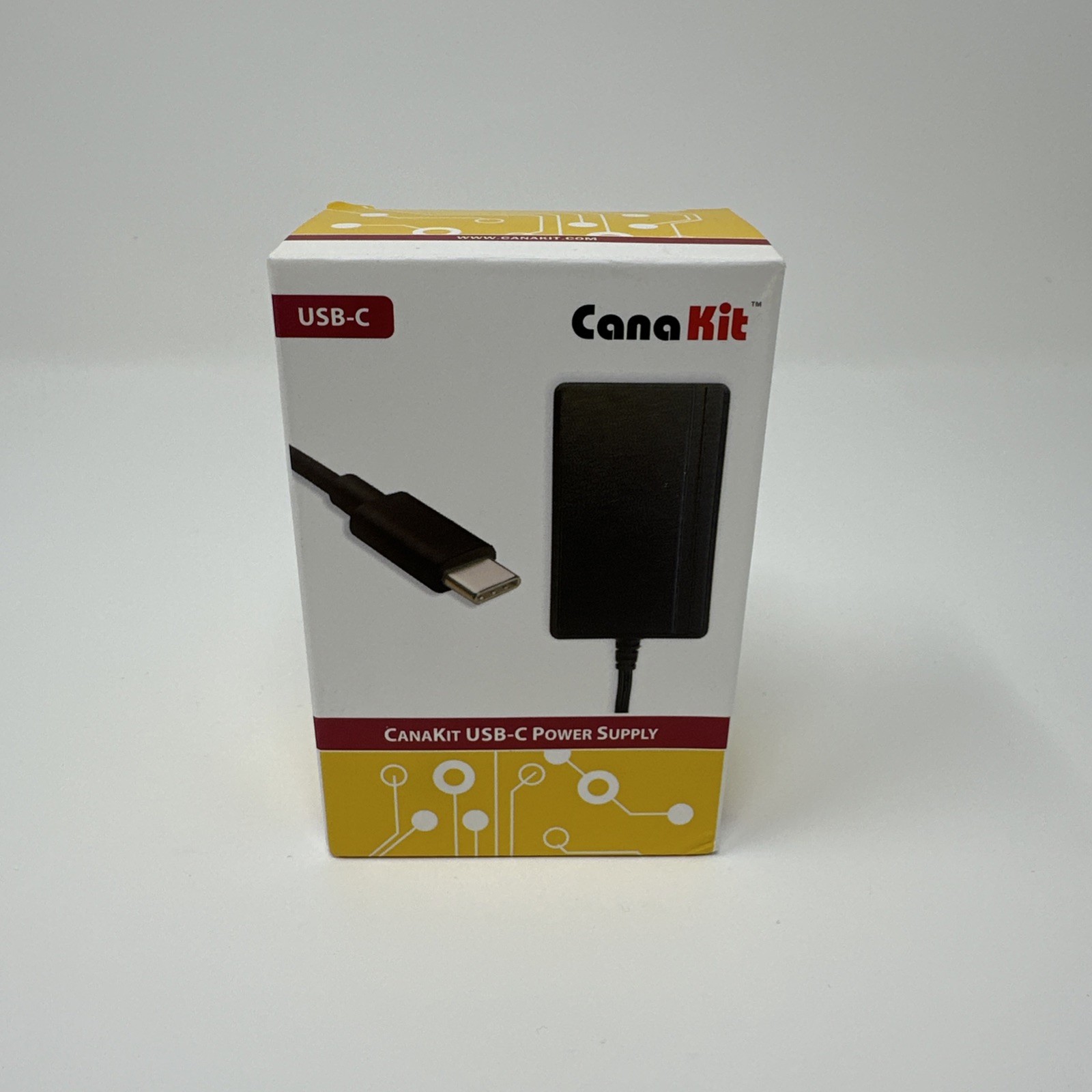 CanaKit DCAR-RSP-3A5C 5.1V 3.5A USB-C Power Supply for Raspberry Pi 4 OEM New