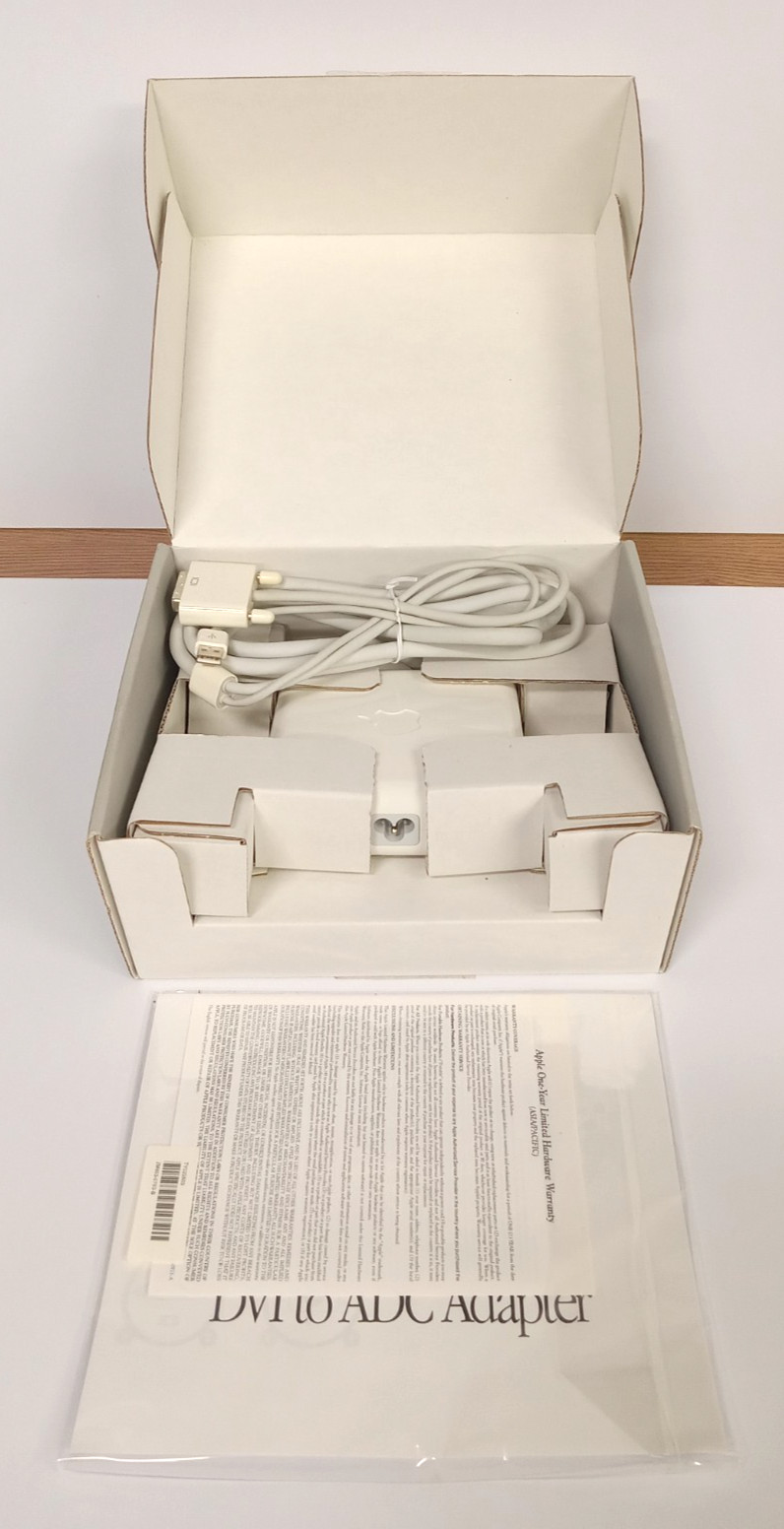Apple DVI to ADC Display Adapter (M8661LL/A) - Open Box, *Light Yellowing*
