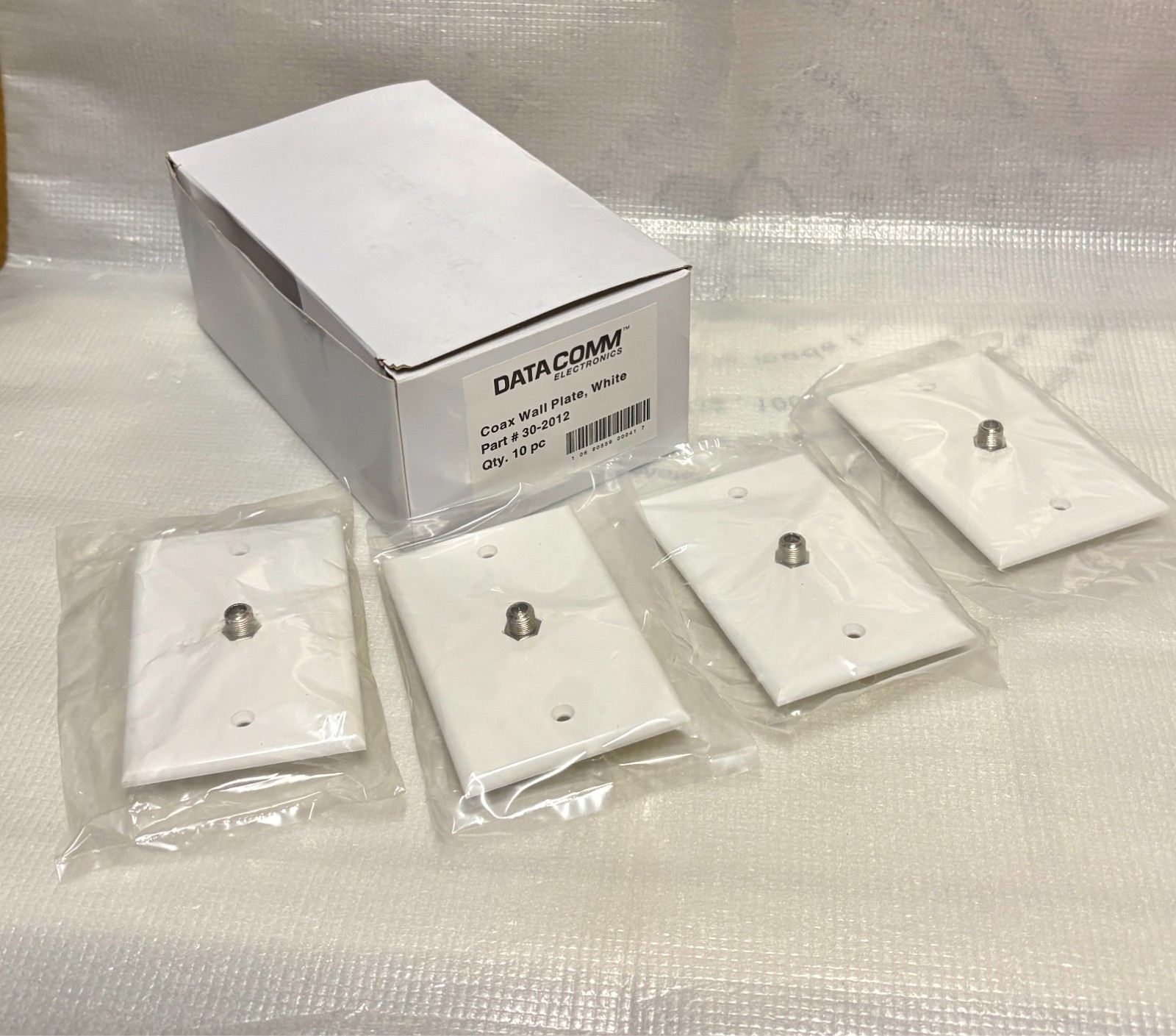 Lot of 14x DataComm 30-2012 Coax Decora Wall Plate