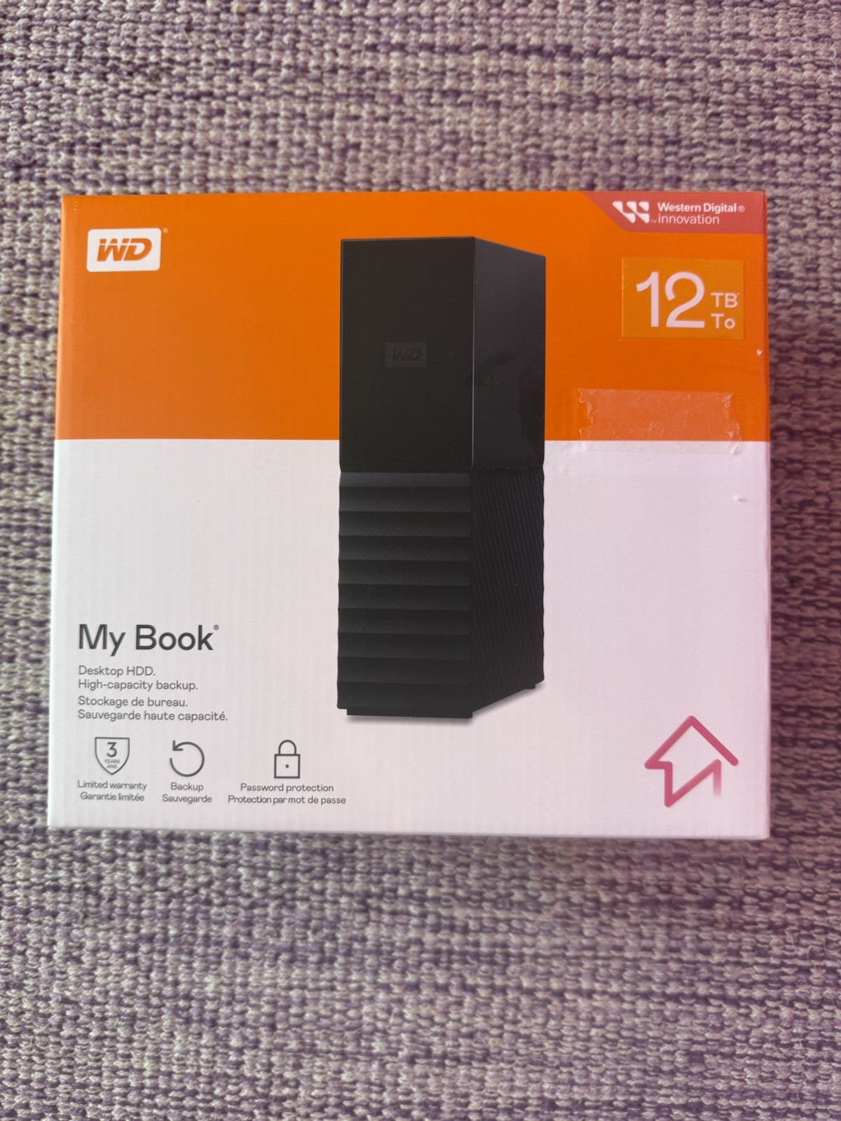WD My Book 12TB Desktop External Hard Drive HDD Sealed