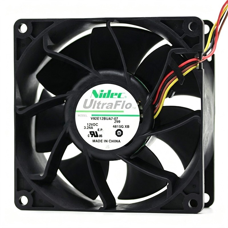 1PCS NEW For NIDEC V92E12BUA7-07 DC12V 3.24A 92mm×92mm×38mm Cooling Fan