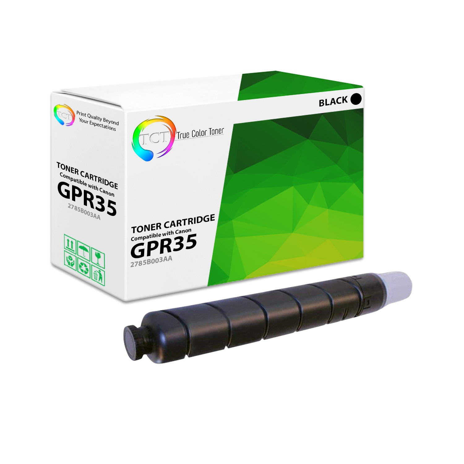 TCT Premium 2785B003AA Black for Canon ImageRunner 2525 2530 Compatible Toner