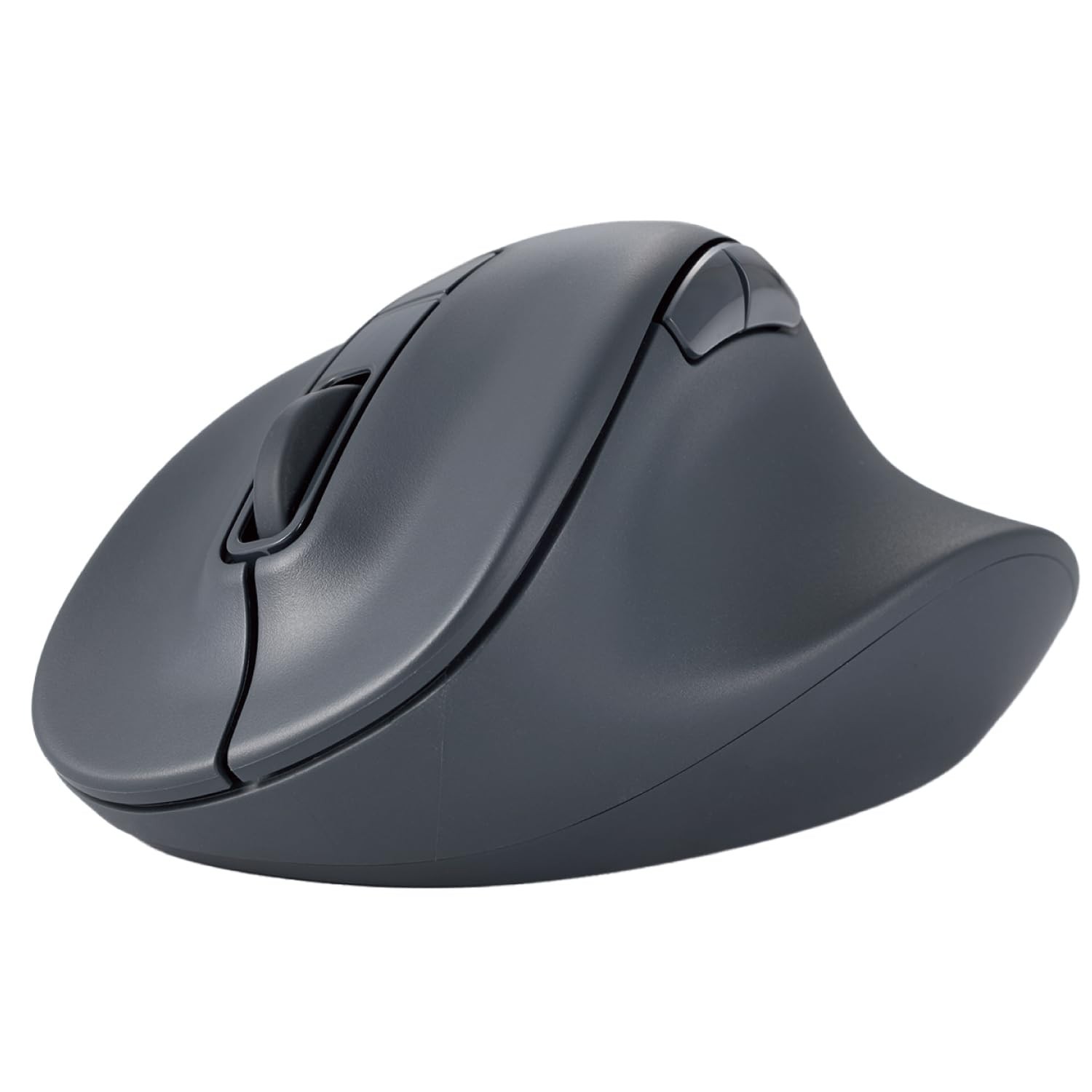 ELECOM Bluetooth Wireless Ergonomic Shape Mouse, Silent Click, Right Hand 2000DP