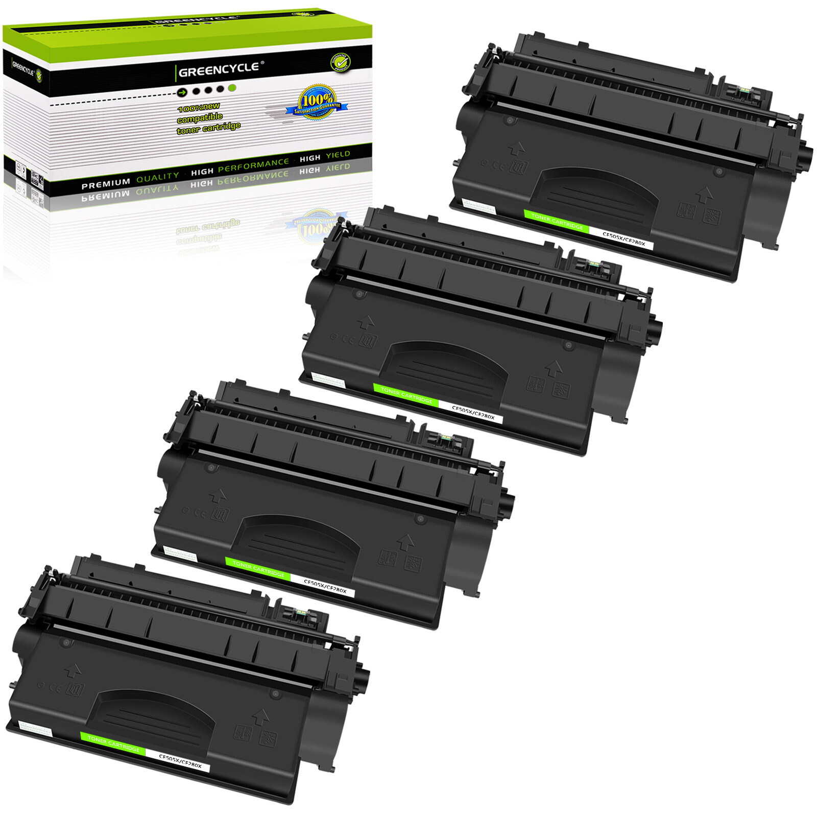 4PK CRG-120 C120 2617B001AA Toner Cartridge For Canon ImageClass D1520 D1550