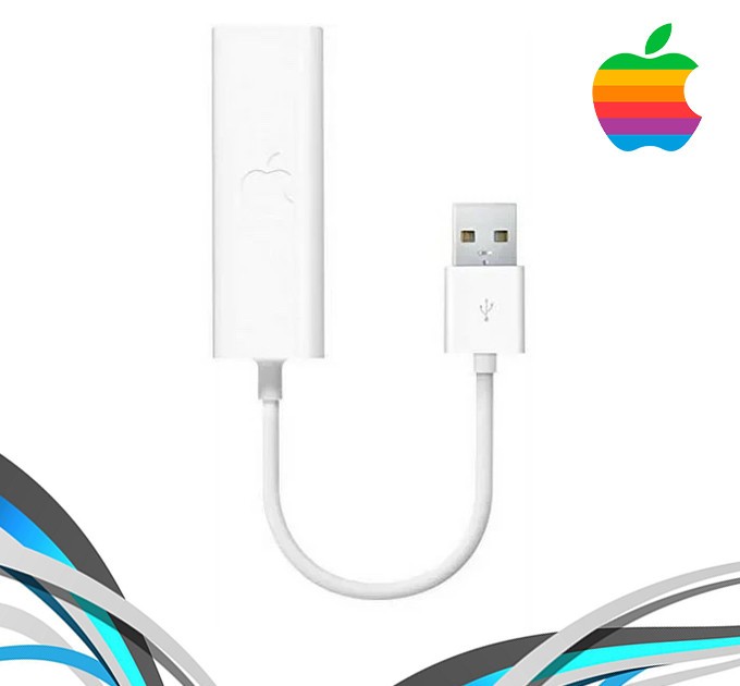 Apple USB Ethernet Adapter - Genuine Authentic - Model A1277 - New Sealed