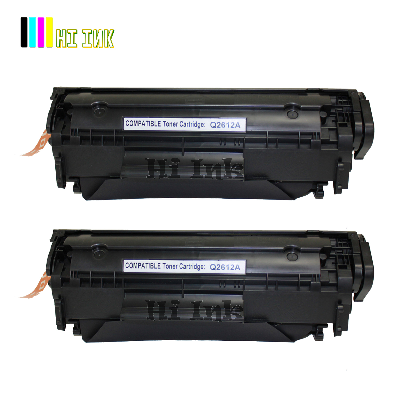 2PK New Q2612A 12A Toner Cartridge For Hp Laserjet 1018 1012 1010 1020 1022 3015