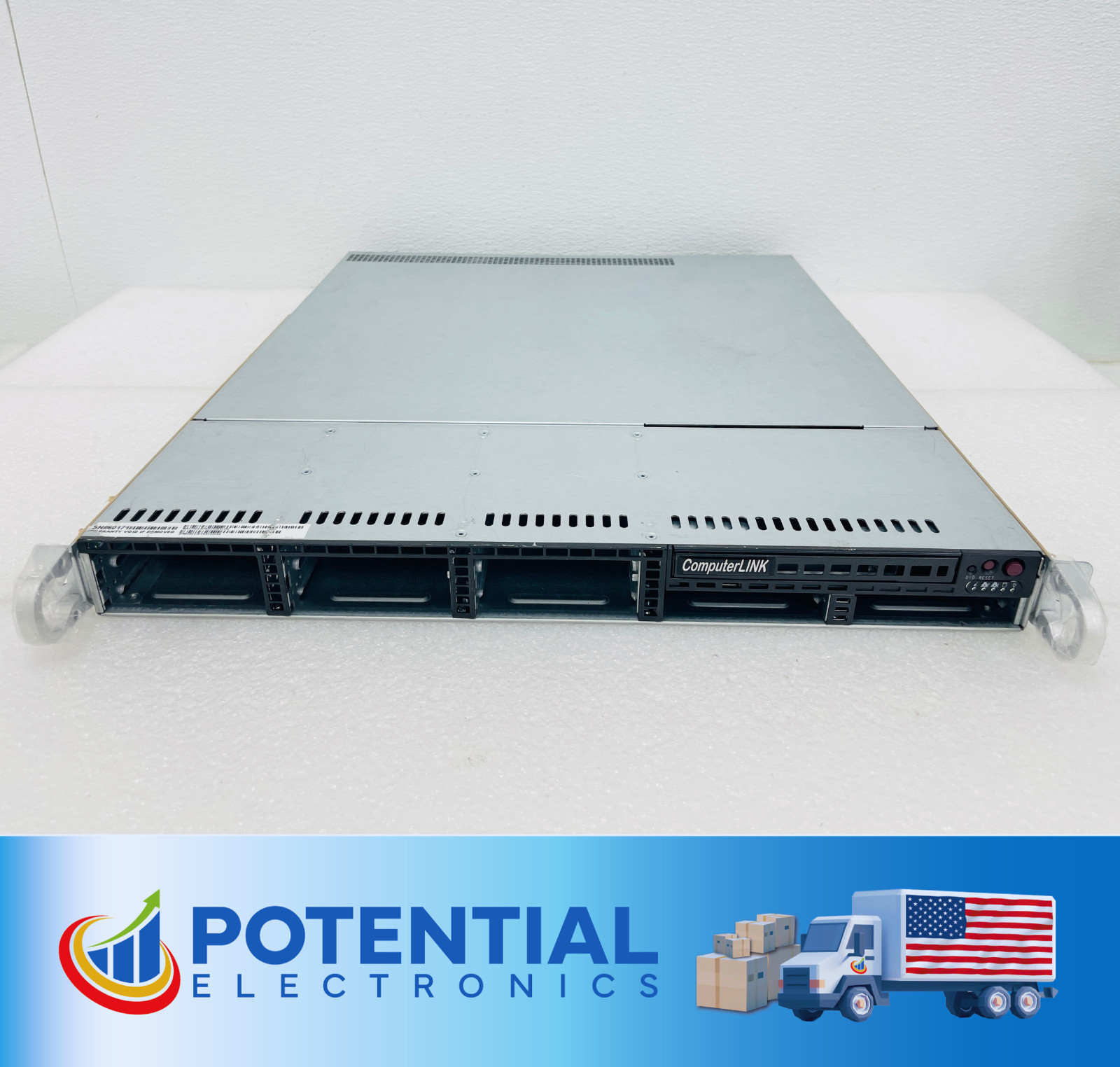 Supermicro CSE-113M ATX 8 Bay 2.5" X10DRL-C Dual Socket R3 LGA 2011, Dual PSU