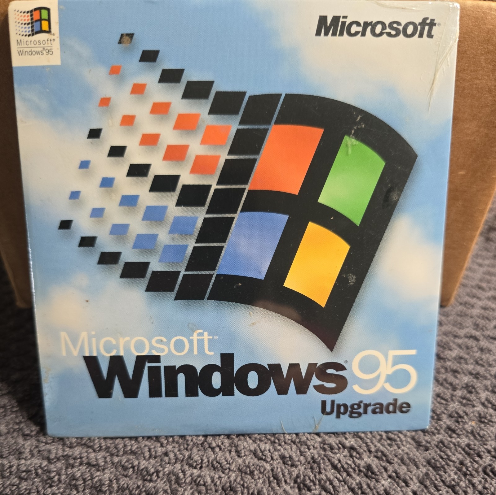 New still sealed Microsoft Windows 95 Upgrade Operating System CD Only Upgrade