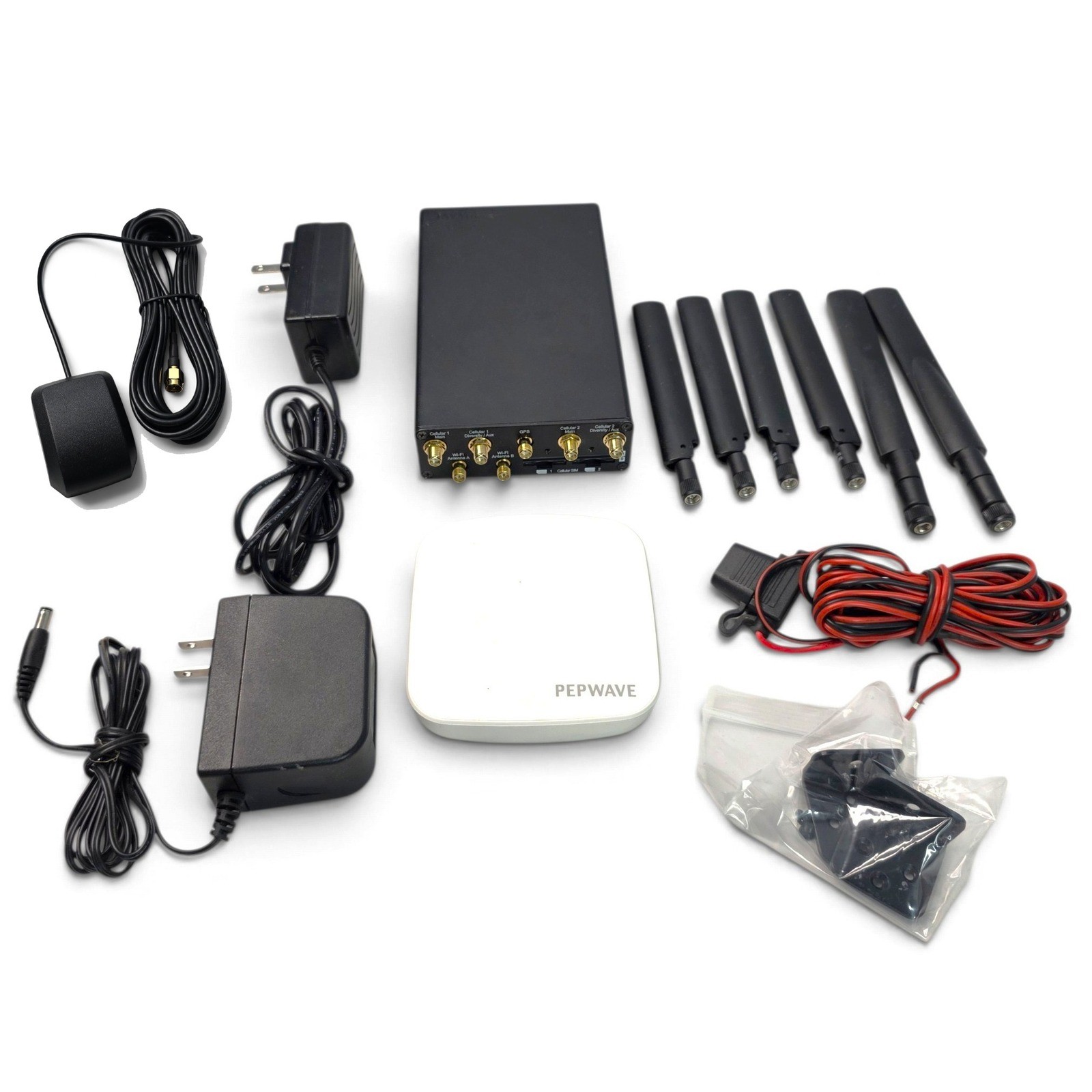 Pepwave MAX Transit Duo LTEA Router & AP One AC Mini Access Point Bundle