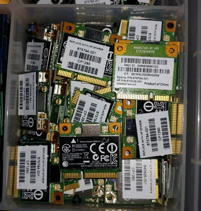 Lot Batch 50x 150Mbps 802.11bgn 802.11n 2.4GHz WIFI ATHEROS AR5B125 HP -Not 5Ghz