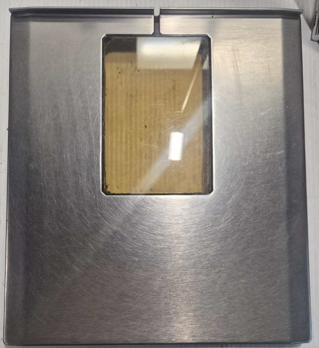 NCR Top Plate, Stainless Steel With Everscan Glass