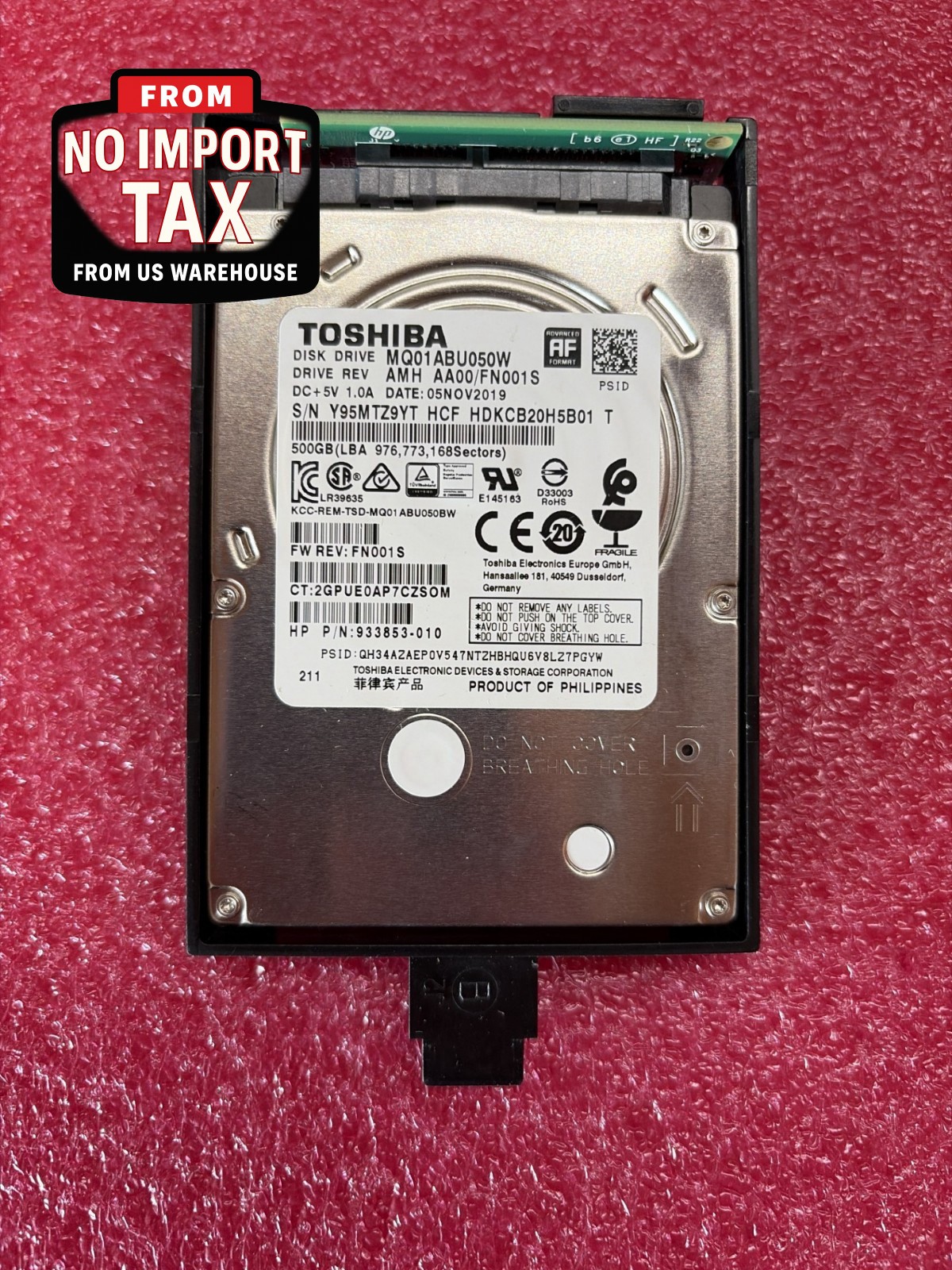 B5L29-67903 HƤ SECURE HARD DISK DRIVE For HƤ LaserJet Enterprise Printer OEM