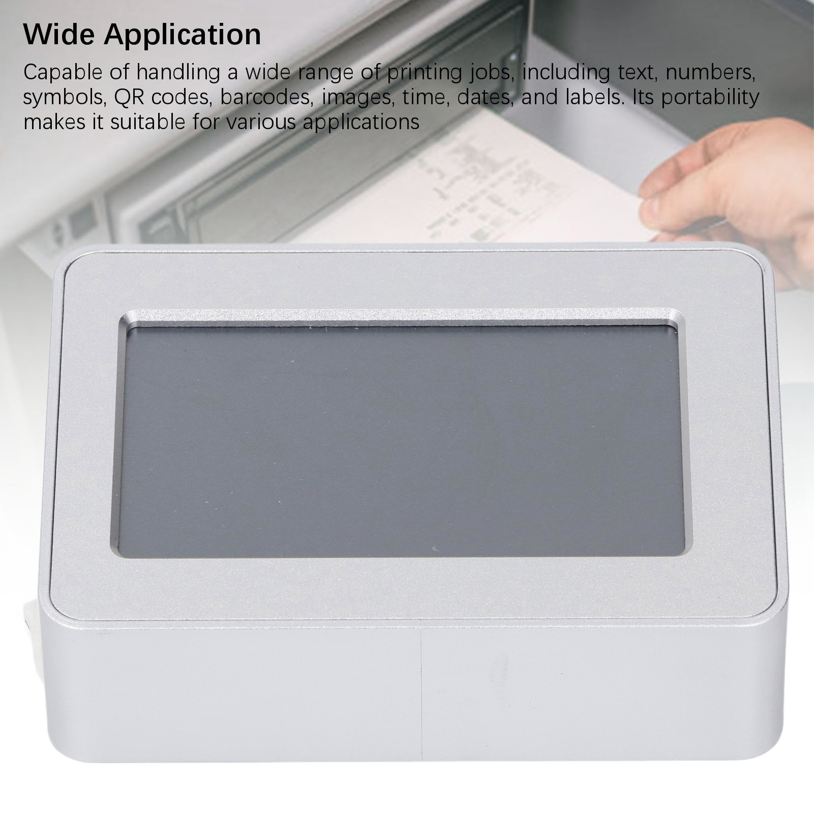 Online Inkjet Printer 12.7mm HD Touch Screen Date Batch Number Barcode Auto GONM