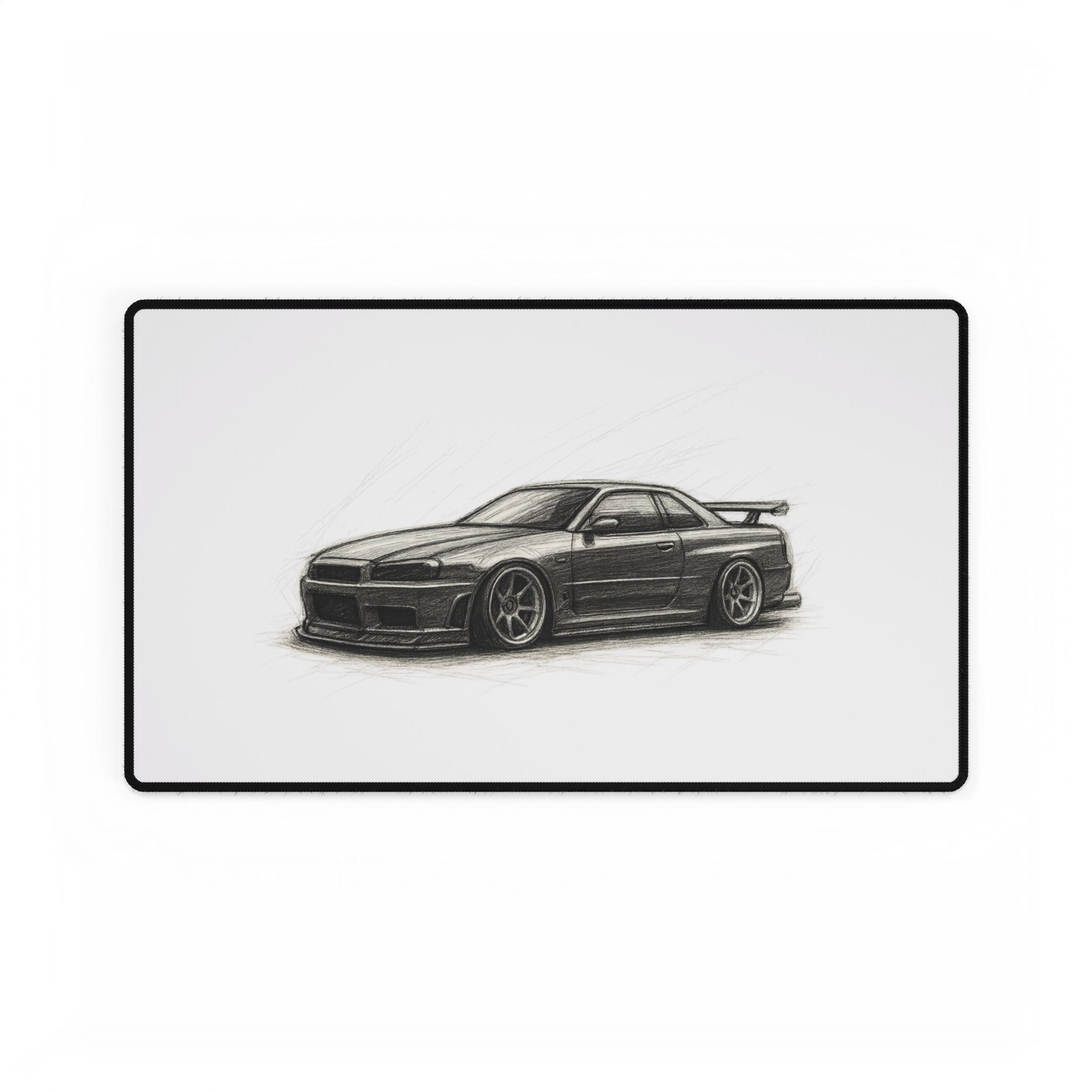 Nissan Skyline R34 Desk Mat — JDM Racing Decor, Office Accessory, Gamer Pad