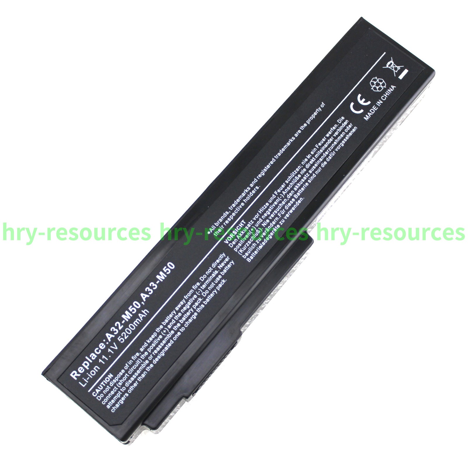 5200MAH Battery For ASUS A33-M50 A32-M50 M50Q M50S N61Ja N61Jq N61Jv N61-A1 N61J