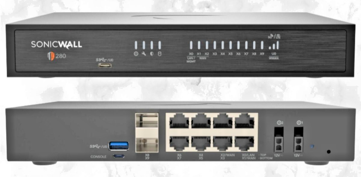 SonicWall TZ280 Firewall 03-SSC-6933 Advanced Edition 3YR NEW SEALED