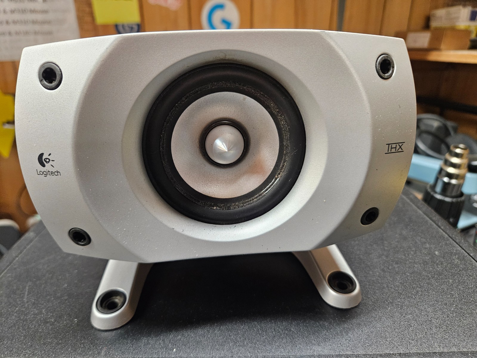 Logitech Z-5500 Surround Center Speaker THX Tested Works No Grill