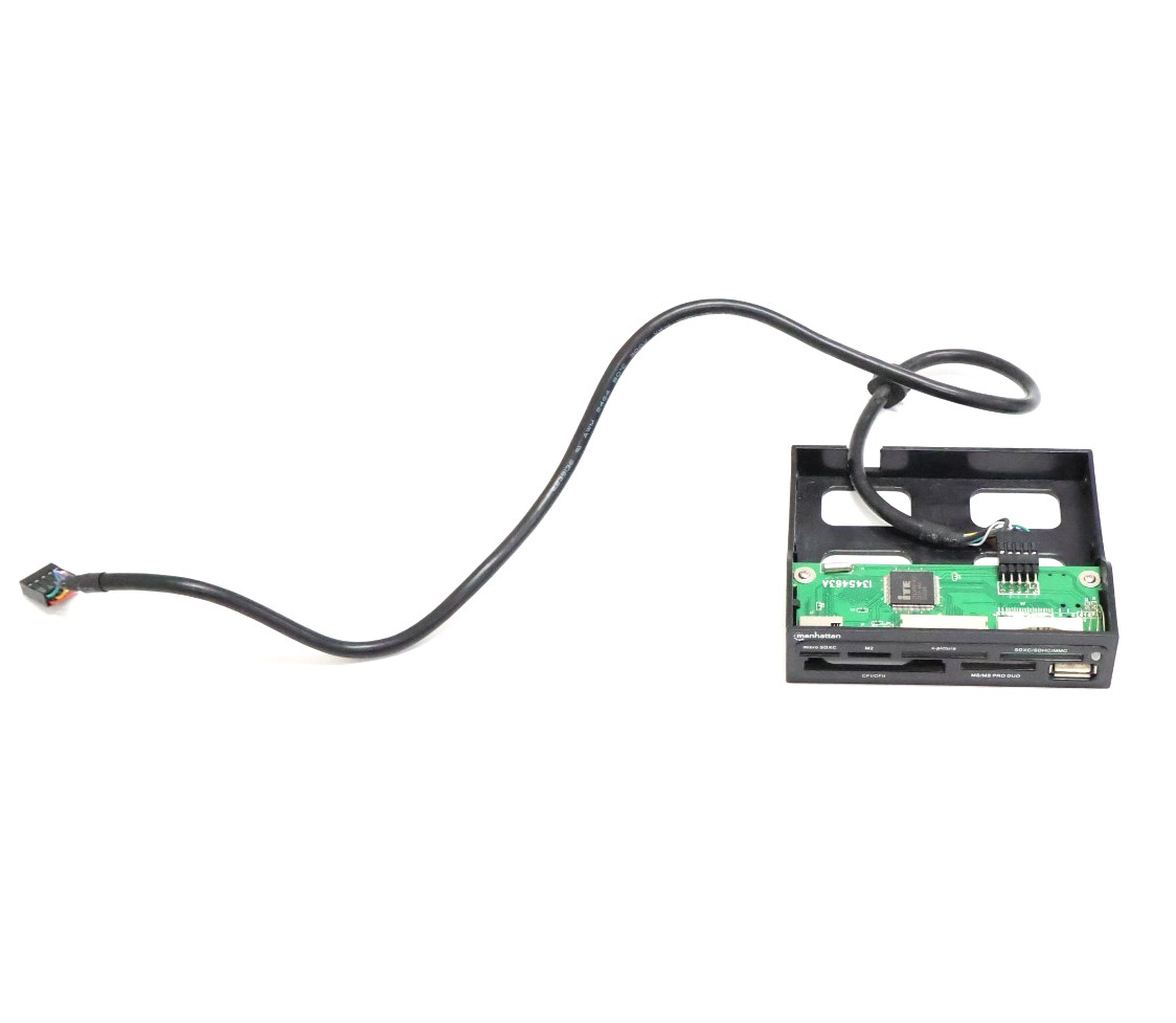Manhattan Multi-Card Reader Internal 3.5" Bay Black I345463A