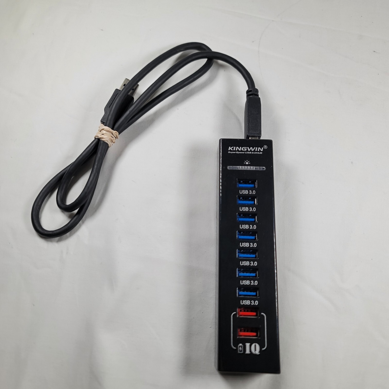 1 Used Kingwin 7xPort SuperSpeed w/ IQ USB3.0 Hub (KW-HUB-9U3)